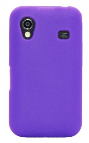 Luxburg® Housse Etui Coque Samsung Galaxy Ace silicone case TPU Indigo / violet