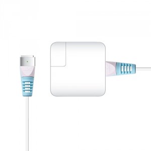 TUDIA Klip Snap On Câble de Charge Épargnant Protecteur pour MagSafe 2 (MacBook Pro with Retina display) (Bleu)