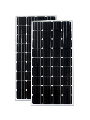ECO-WORTHY 900W Panneau solaire monocristallin sur grille de Système Solaire Kit: 6 panneaux solaires Mono 160 W et 1000 W de grille Power Inverter W/Câble solaire