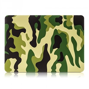 kwmobile Étui rigide ordinateur portable pour Apple MacBook Air 13" avec effet design camouflage - étui de protection fin et gommé cover pochette