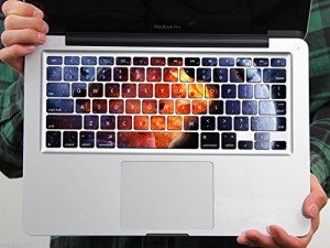 PAG Hyperlight PVC Keyboard Gratuit Bubble Decal autocollant Pour Macbook Pro 13 pouces 15
