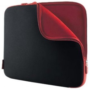 Belkin F8N049eaBR Etui/housse universelle en Neoprene pour PC Portable 17" Noir/Rouge