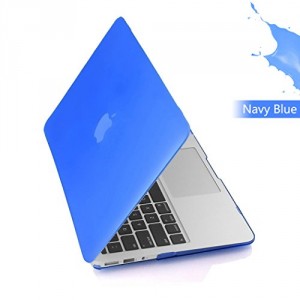 coque MacBook Air 11, E-Top Premium surface dure Coque composant logiciel enfichable sur la couverture de cas Clip manchon de protection pour MacBook Air 11 / 11.6 pouces, bleu