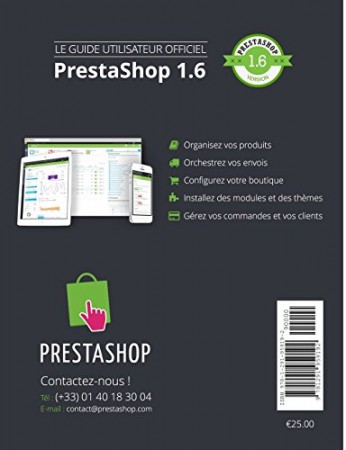 Guide de L'Utilisateur Prestashop 1.6