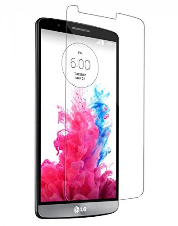 FUTLEX LG G3 Première Qualité Film Protection d'écran en Verre Trempé - Dureté de verre 9H - 0,33mm d'épaisseur - Transparence HD - Bords arrondis 2,5D - Antichoc - Enduit lipophobe - Toucher délicat - Verre haute qualité - Facile à installer - Adhésif sa