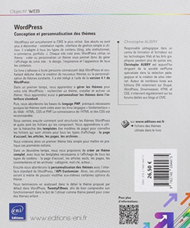 WordPress - Conception et personnalisation des thèmes (2ième édition)