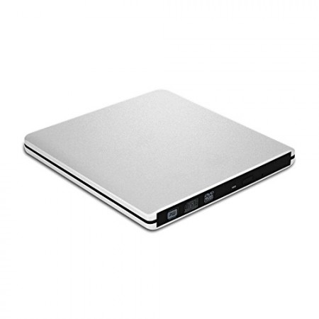 VersionTech Dernières USB3.0 Ultra-Mince Portable graveur graveur de DVD, externe DVD lecteur optique lecteur CD +/-RW DVD +/-RW Superdrive pour Macbook Pro d'Apple Mac et ordinateur portable