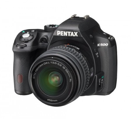 Pentax K-500 Appareil photo numérique Reflex 16 Mpix Kit Objectif 18-55 mm Noir