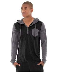 Chaz Kangeroo Hoodie-S-Black