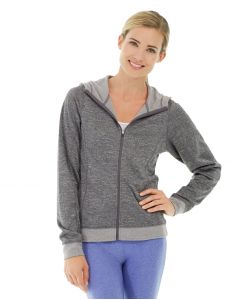 Helena Hooded Fleece-S-Gray