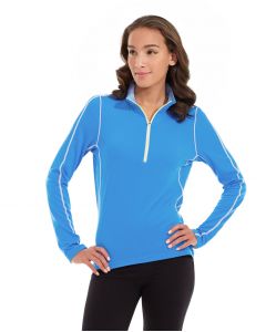 Olivia 1/4 Zip Light Jacket-S-Blue