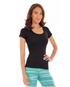 Desiree Fitness Tee-XL-Black